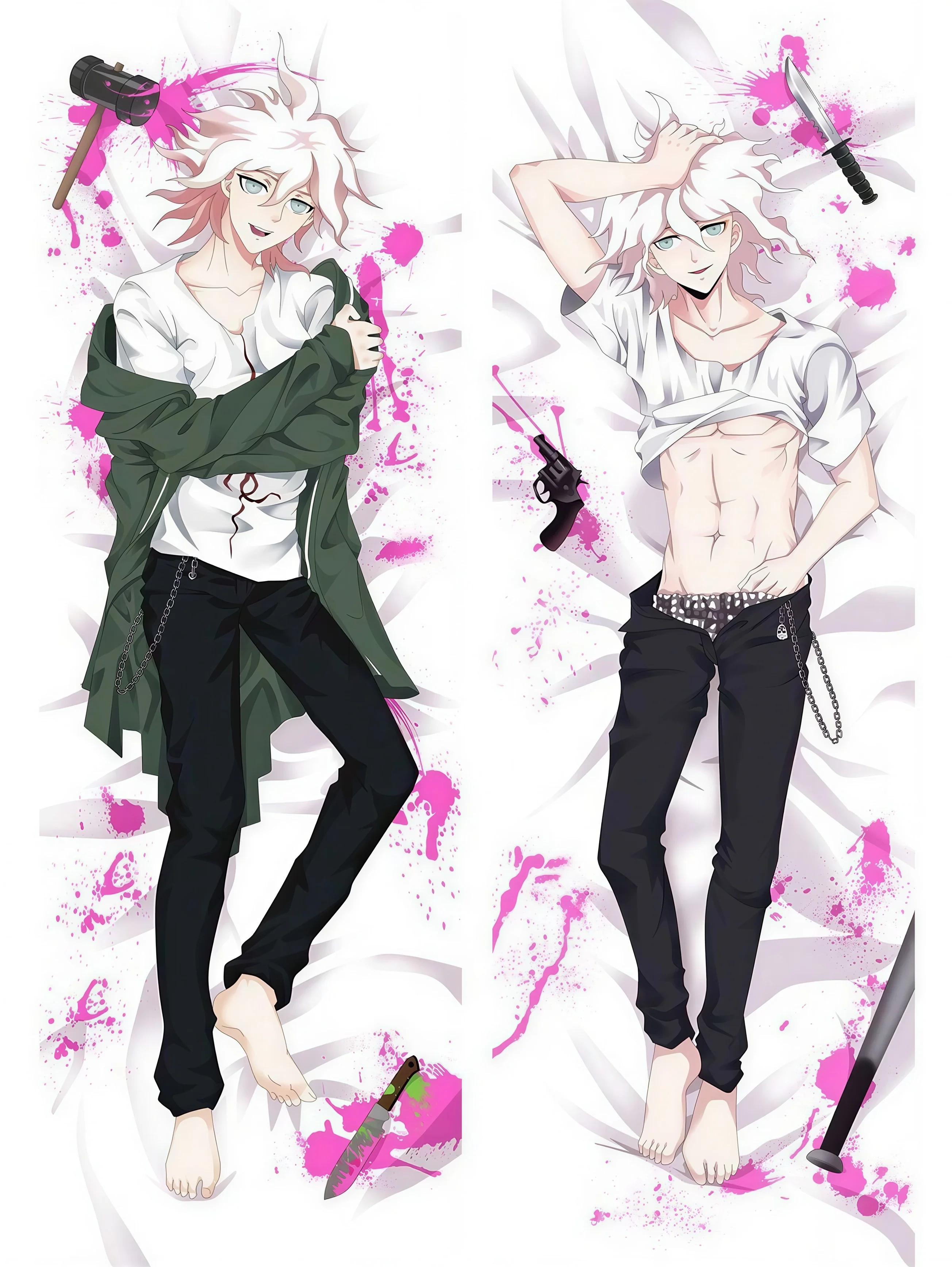 Danganronpa Nagito <br/> Nagito Komaeda Körper Kopfkissen - Image 2