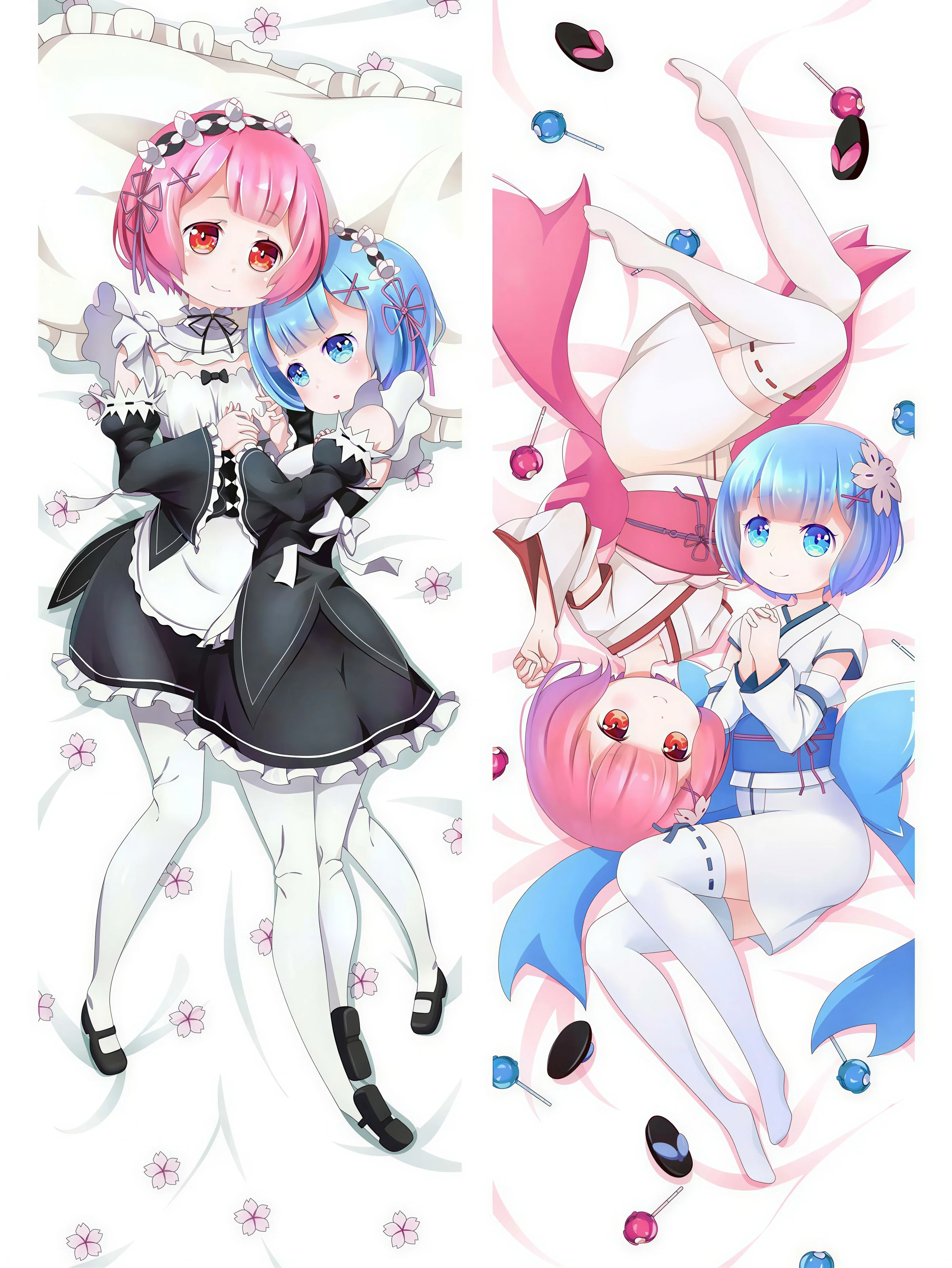 Rem Body Pillow <br/> Rem und Ram chibi - Image 2