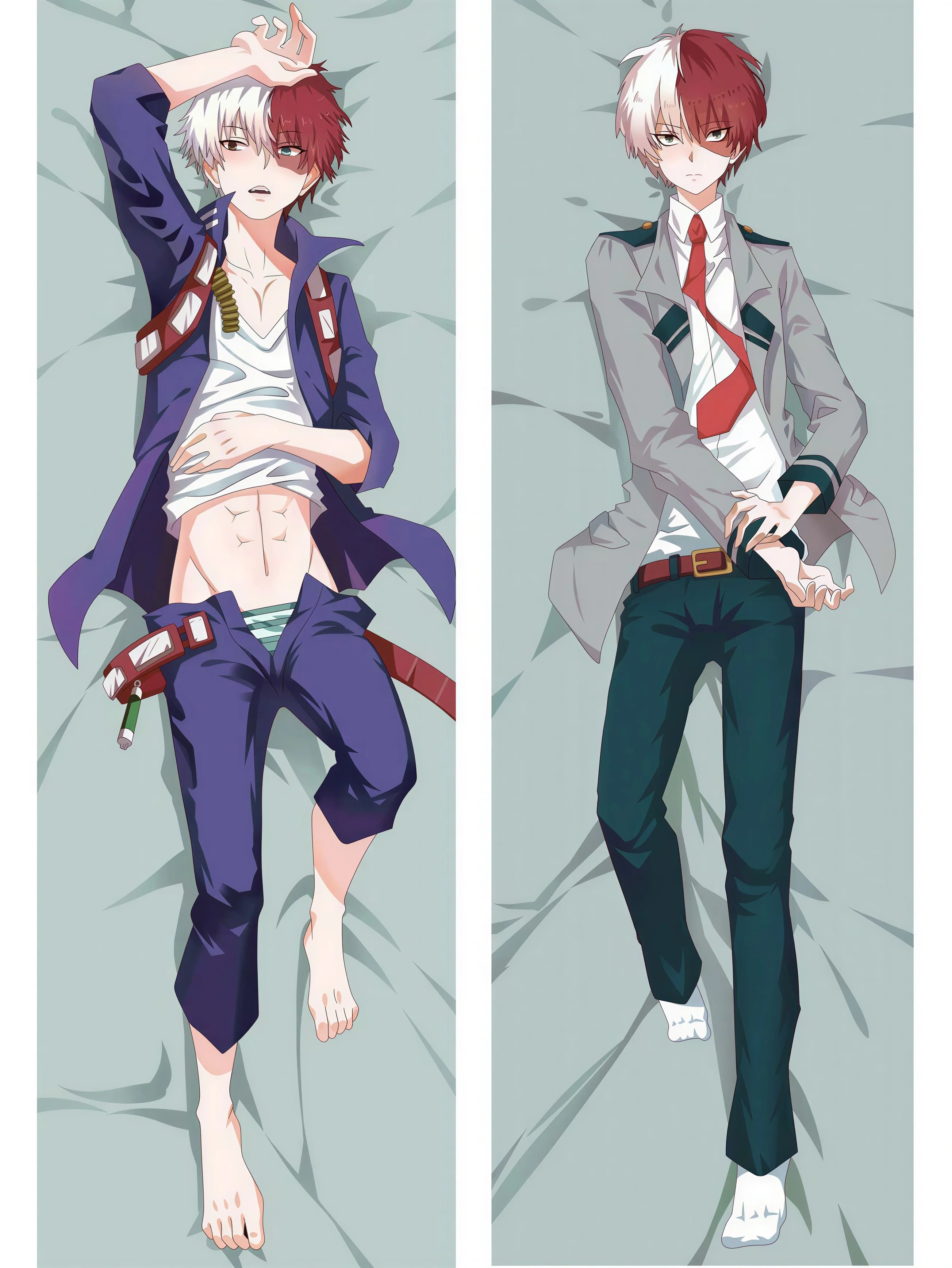 Todoroki Body Pillow <br/> Sexy Todoroki im Bett - Image 2