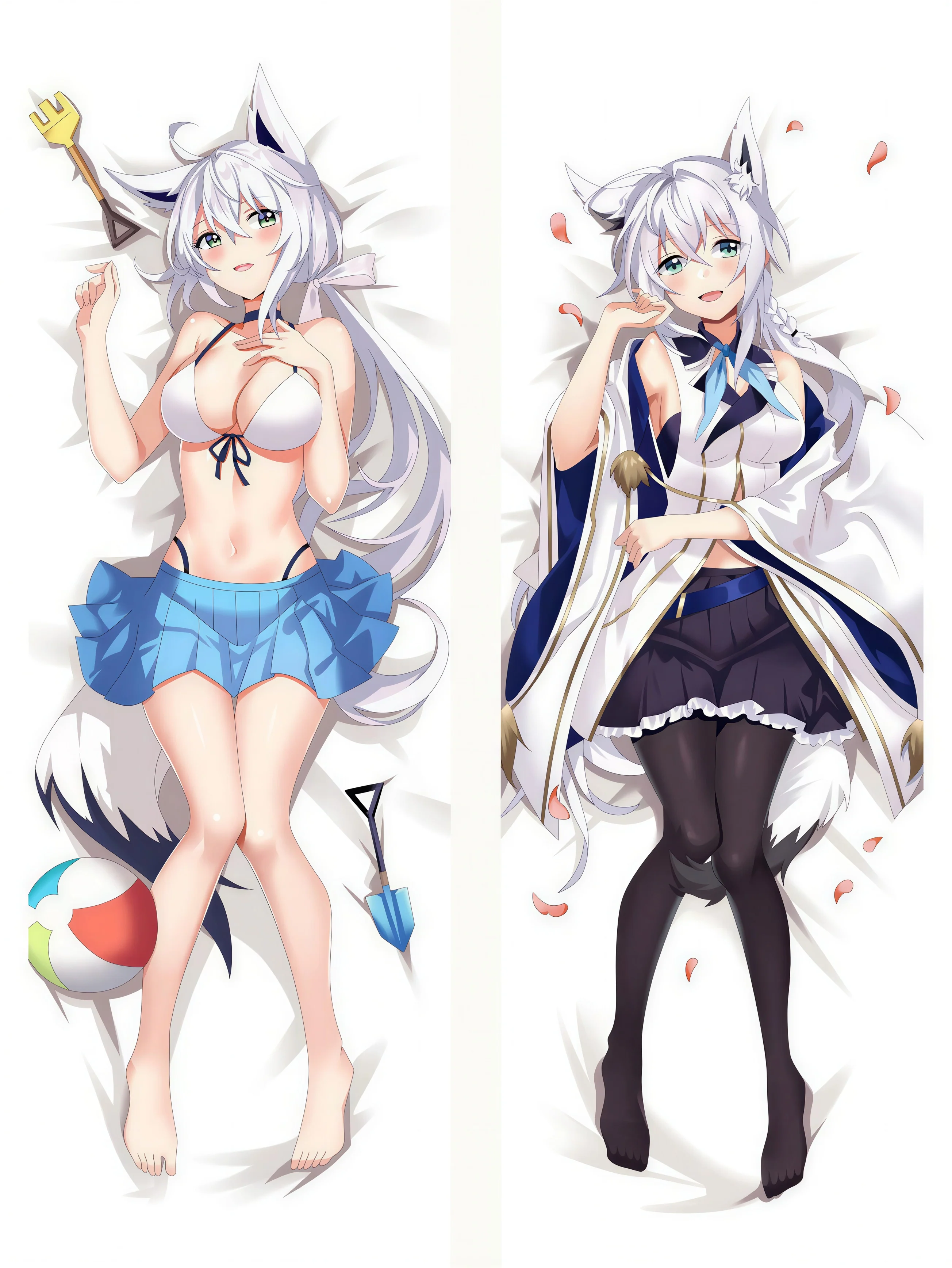 Shirakami Fubuki Körper-Kissen <br/> Shirakami Fubuki Hololive - Image 2