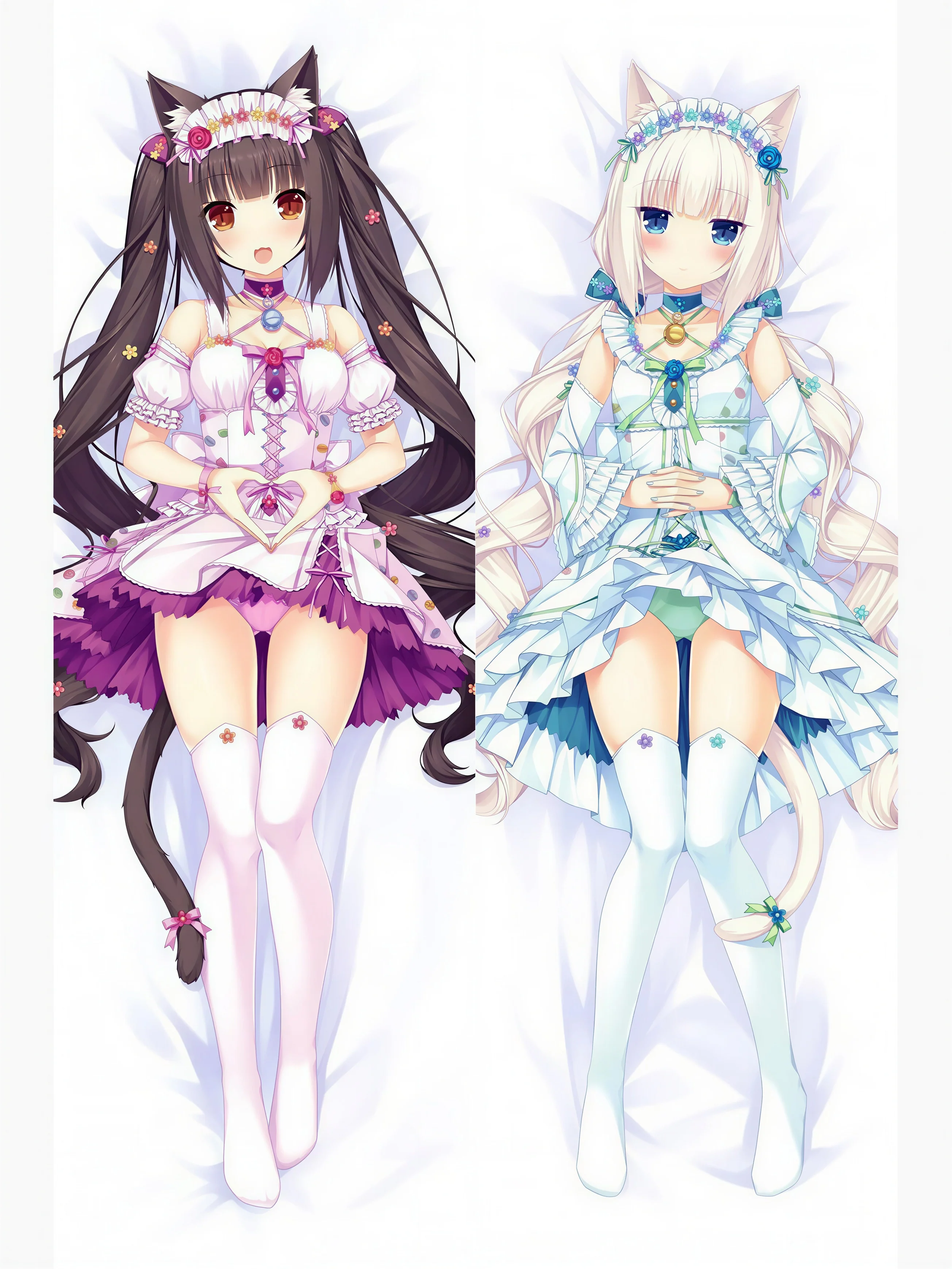 Chocola und Vanille Body Pillow <br/> Vanille und Chocola Hochzeitskleid - Image 2